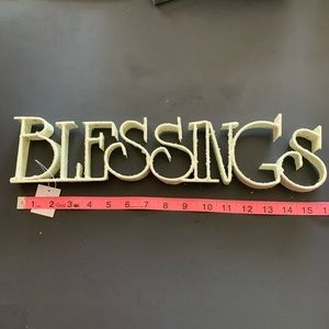 Blessings Glitter wall art sign home decor new